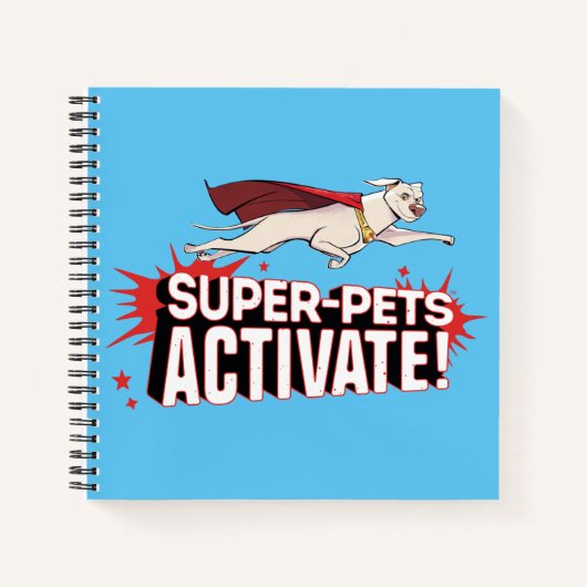 Carnet Krypto : Super-Animaux Activez ! (Devant)