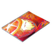 Carnet Kumquats agrumes oranges aquarelles fruits art (Côté gauche)