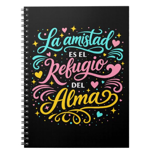Carnet La amistad es el refugio del alma (Devant)
