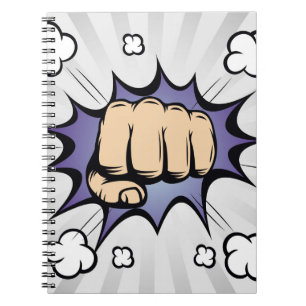 Carnet La bande dessinée pop art bulle design. illustrati
