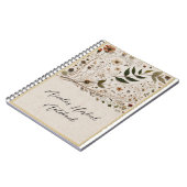 Carnet La beauté de la nature Fleurs botaniques & Feuille (Côté gauche)