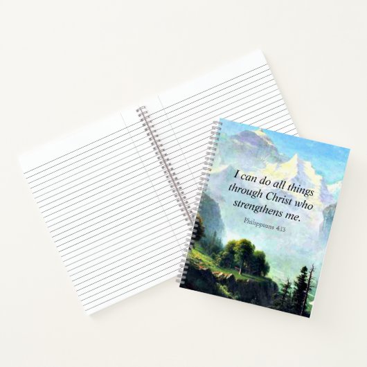 Carnet La Bible, Phil 4:13, je peux faire tout... (Intérieur)