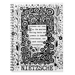 Carnet La bonté et l'amour citation de Nietzsche