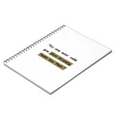 Carnet La bravoure ressemble à la peur | Citation motivan (Côté gauche)