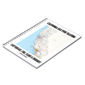 Carnet La Californie Compte Quatre Saisons D'Inondations  (Côté gauche)