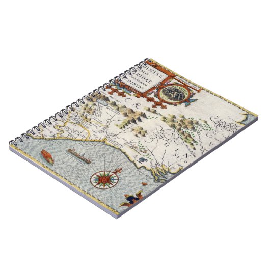 Carnet La Caroline du Nord, intitulée 'article de (Côté gauche)