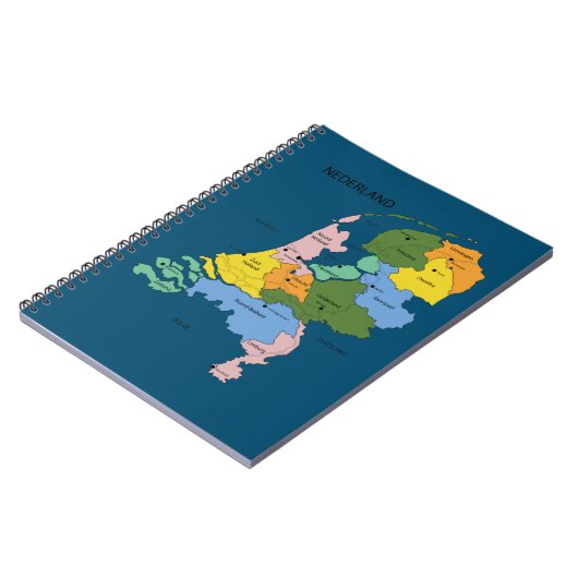 Carnet La carte des Pays-Bas (Côté gauche)