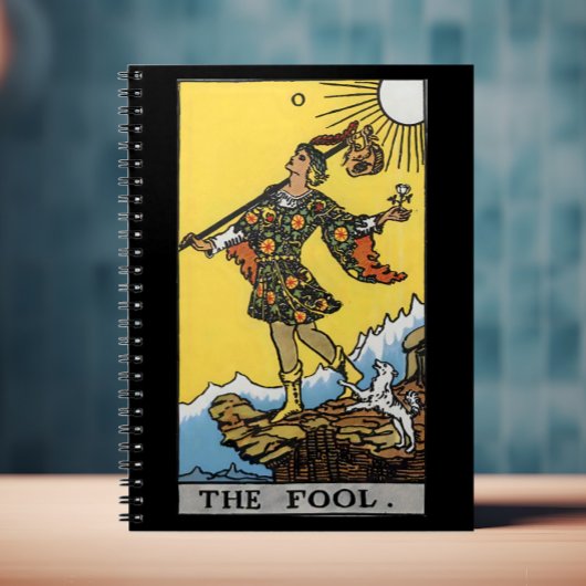Carnet La carte fou Tarot