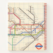 Carnet La carte métro de Londres (Dos)