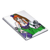 Carnet la chapelière folle en version manga (Côté Droit)