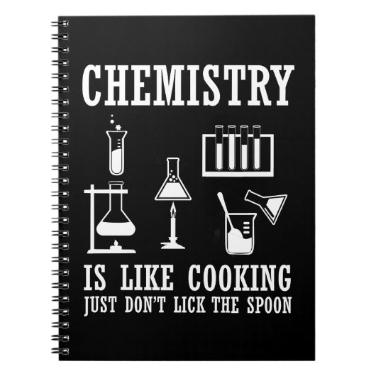 Carnet la chimie est comme la cuisine (Devant)