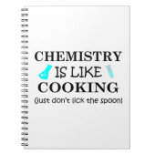Carnet la chimie est comme la cuisine (Devant)