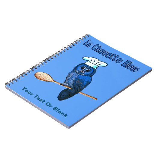 Carnet La Chouette Bleue Café (Côté gauche)