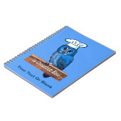 Carnet La Chouette Bleue Café (Côté gauche)