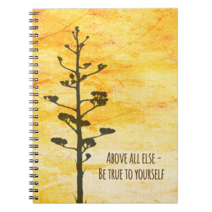 Carnet La citation inspirée soit vraie à vous-même car