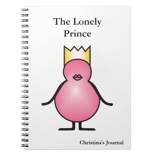 Carnet La collection Lonely Prince personnalisée (Devant)