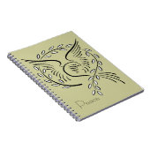 Carnet La colombe de la paix (Côté Droit)
