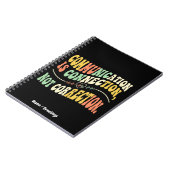 Carnet La communication rétro est une connexion, pas une  (Côté gauche)