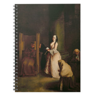 Carnet La confession, c.1755 (huile sur la toile)