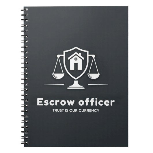 Carnet La confiance est notre devise – Officier de séques (Devant)