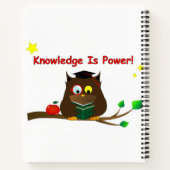 Carnet La Connaissance Est Le Pouvoir ! (Dos)