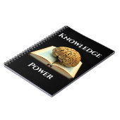 Carnet La connaissance est Power - Gold Edition (Côté gauche)