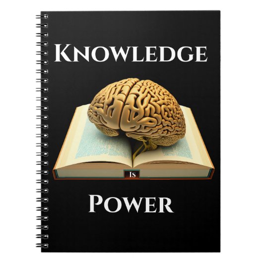 Carnet La connaissance est Power - Gold Edition (Devant)