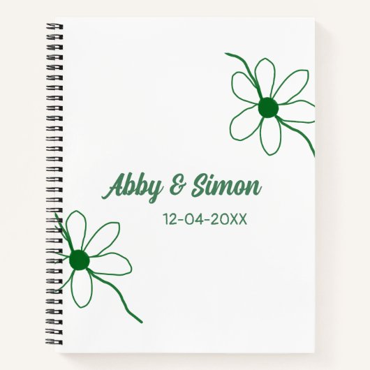 Carnet La correspondance parfaite ajouter nom de couple d (Devant)
