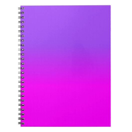 Carnet La couleur au néon d'ombre d'Ombre de pourpre et (Devant)