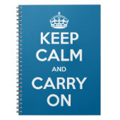 Carnet La couleur faite sur commande gardent le calme et (Devant)