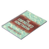 Carnet La couverture de The Unfinished Honeymoon (Côté gauche)