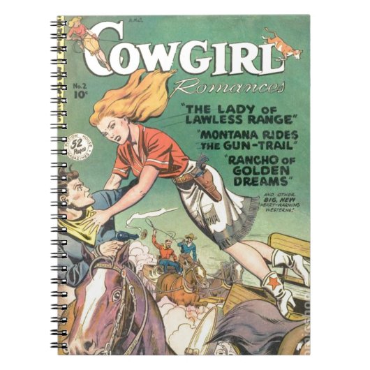Carnet La Cowgirl à la traîne (Devant)