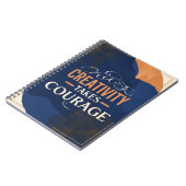Carnet La créativité exige du courage (Côté gauche)
