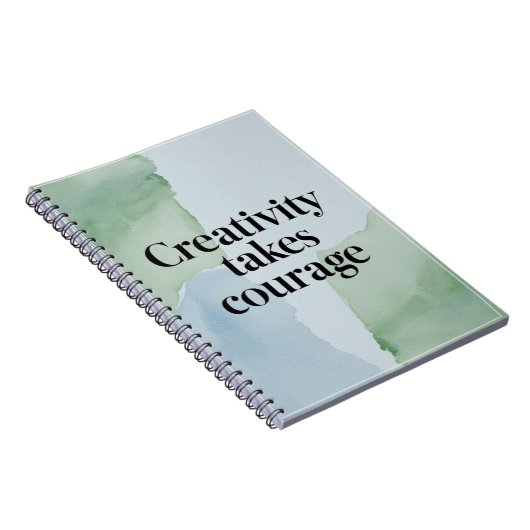 Carnet La créativité prend courage (Côté Droit)