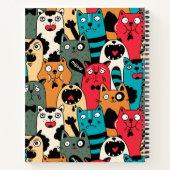 Carnet La Crowd of cats (Dos)