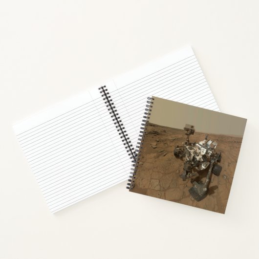 Carnet La Curiosité A Rover Sur La Surface De Mars. (Intérieur)