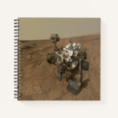 Carnet La Curiosité A Rover Sur La Surface De Mars. (Devant)