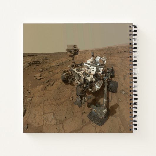 Carnet La Curiosité A Rover Sur La Surface De Mars. (Dos)