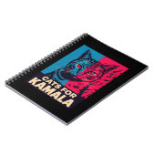 Carnet La dame aux chats sans enfants vote Kamala Harris  (Côté gauche)