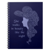 Carnet La Dame de Lord Byron (Devant)