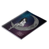 Carnet La Dame sur la Lune (Côté gauche)