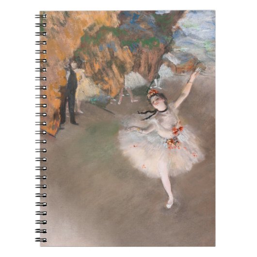 Carnet La danseuse étoile sur scène Edgar Degas Ballet (Devant)