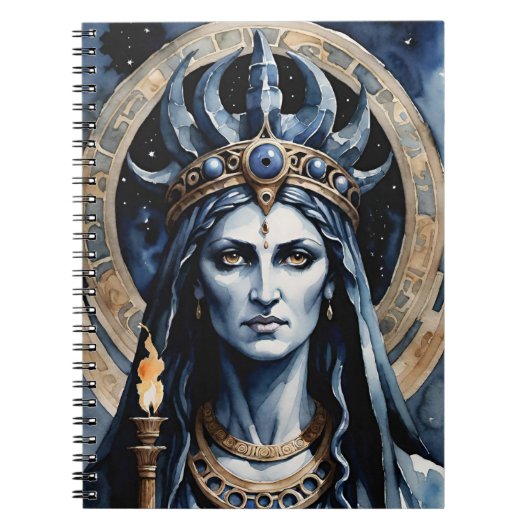 Carnet La déesse grecque païenne Hecate Occulte Reine mys (Devant)