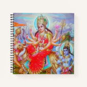 Carnet La déesse radiante Durga Ji Peinture (Devant)