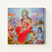 Carnet La déesse radiante Durga Ji Peinture (Dos)