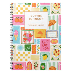 Carnet La Dolce Vita Italien Personnalisé Coloré