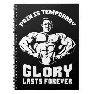 Carnet La Douleur Est Temporaire, La Gloire Est Éternelle