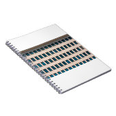 Carnet La façade du bâtiment moderne de forme rectangulai (Côté Droit)