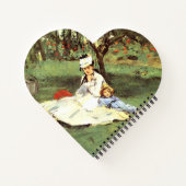 Carnet La famille Monet dans son jardin Edouard Manet (Dos)