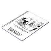 Carnet La femme masque la télécommande de la télévision (Côté gauche)